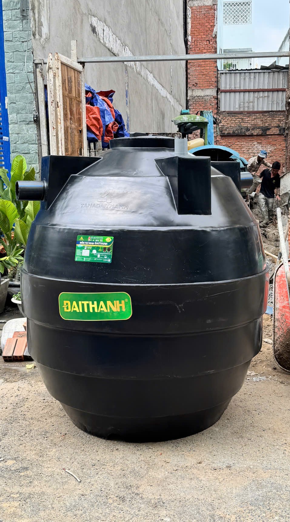 bồn tự hoại 1000L đứng và ngang